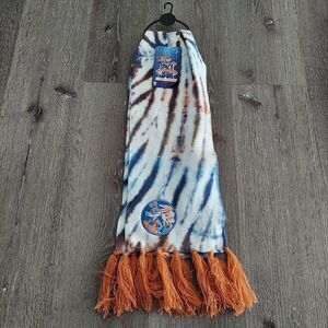 Spice World Tie-Dye Scarf with Orange Fringe